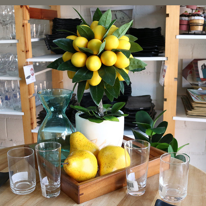 AL0004 Topiario Limones en Maceta 40 cm .