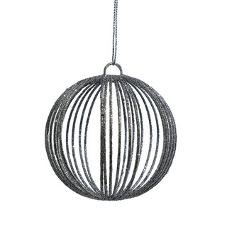 BH1505P Esfera Decorativa Metal Plata 10 Cm.