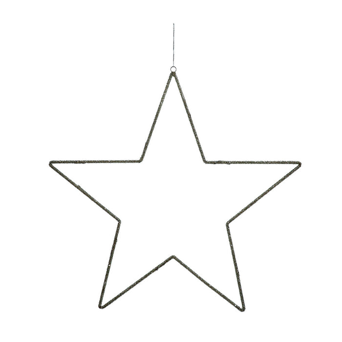 BH1522 Estrella Metal Con Pedrería 66 Cm
