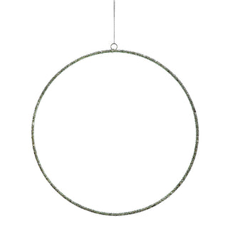 BH1542EG Aro Decorativo Extra Grande Metal Pedrería 40 Cm.