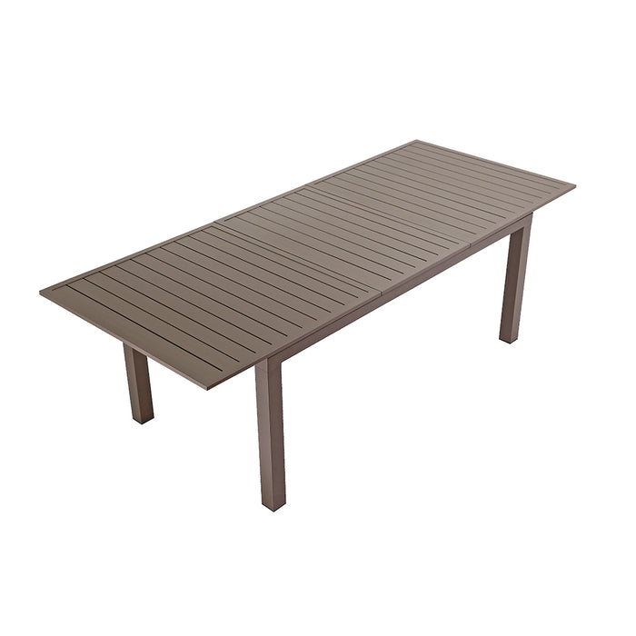BK1677T Mesa rectangular de extensión Taupe