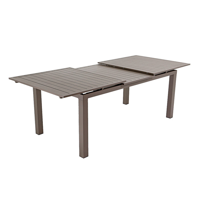 BK1677T Mesa rectangular de extensión Taupe
