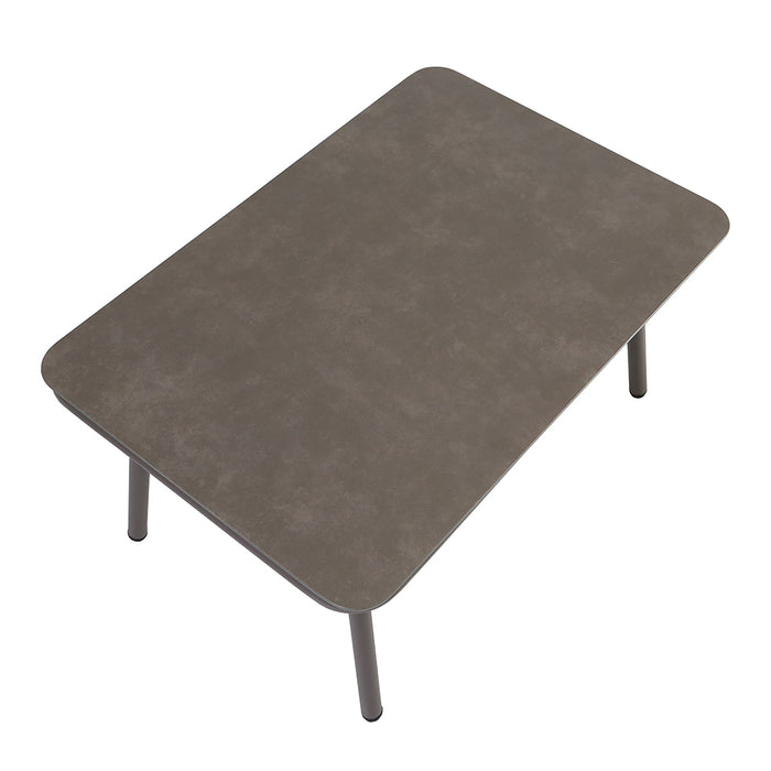 BK296MT Mesa rectangular Maldivas Taupe
