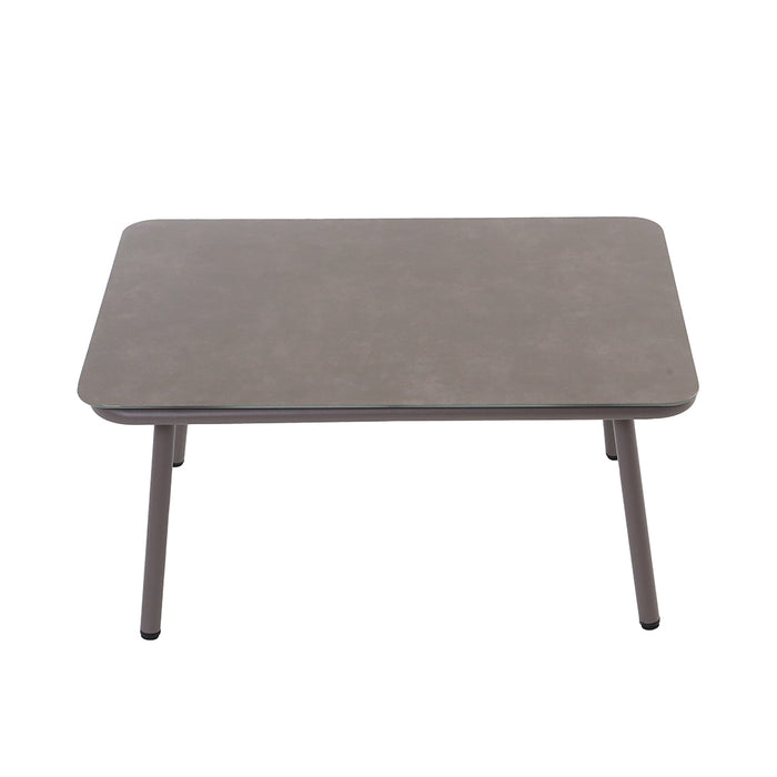 BK296MT Mesa rectangular Maldivas Taupe