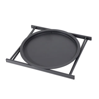 BK3180A Mesa plegable con charola acabado Antracita