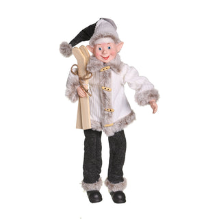 CX2266D Duende Escandinavia Abrigo Blanco 45 Cm.