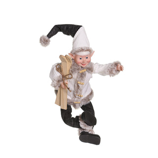 CX2266D Duende Escandinavia Abrigo Blanco 45 Cm.
