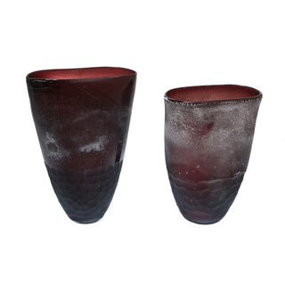 DAL825U Jarron Cincelado Roma 25 cm. Uva