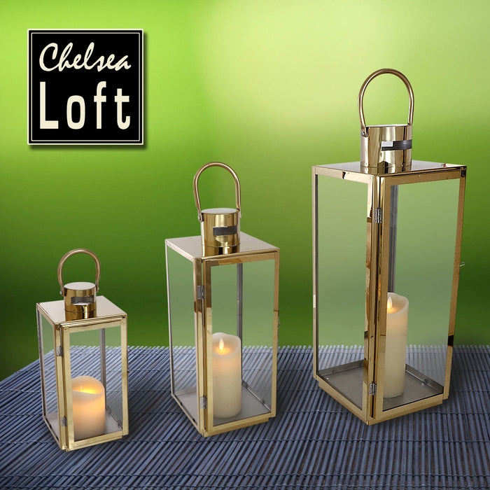 MW5584OG Farol Praga Oro Grande 21.5(P)X20.5(L)X55(A) Cm.
