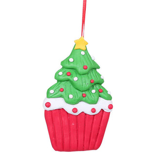 FY703 Cupcake Pino Polímero Artesanal 10 cm.