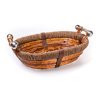 GH977-3  Canasta Lauren Oval 58 cm.