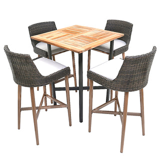 GG752B  Banco Para Exterior Madeira 50(L)X51(P)X106(A) Cm,Asiento 81 Cm.Alto