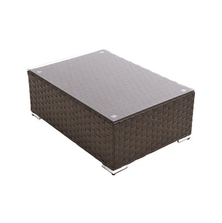 KA25MC Mesa Centro/Lateral Kauna Oa Cafe Espresso 90x60x32 Cm.