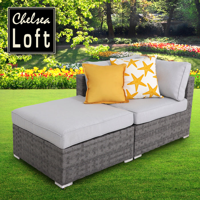 KA25OG Ottoman/Mesa Kauna Oa Corteza Gris 75x75x32 Cm.