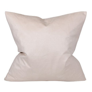 KC50GB Cojín Beige Gamuza Sintética 50x50 cm . Relleno plumas