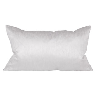KCP30BL Cojín Blanco de Seda Tussah 30x50 cm. Polieste