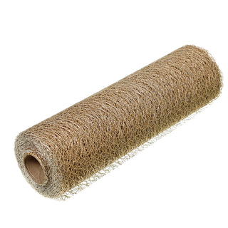 KO2523CH2 Malla Champaña Metálico 25 cm x 9 Mts