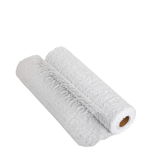 KO2557B Malla Diseño Abstracto Blanco 30 Cm. X 9 Mts.
