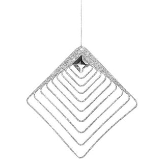 KWL238 Ornamento Rombo Concéntrico 17 cm.
