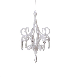 KWL25BL Ornamento Candil Blanco 19(D) Cm