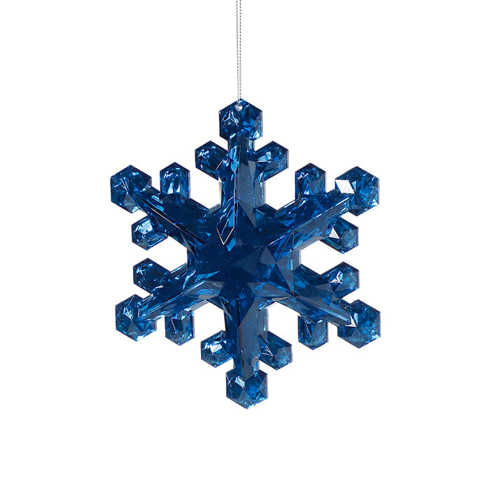 KWL264A Snowflake Prisma Azul 15 Cm.
