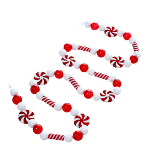 KWL276 Guirnalda Dulces Peppermint 120 Cm