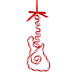 KWL309 Ornamento Guitarra Peppermint 20 Cm.