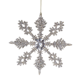 KWL314 Copo De Nieve Pedreria Oro/Plata 20 Cm.