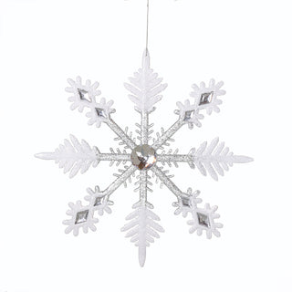 KWL552BP Copo De Nieve Grande Blanco Con Plata 30(D) Cm.