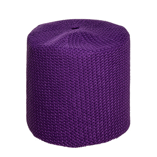 LE108MM Puff Tejido Sweater Morado Mediano 42 cm.