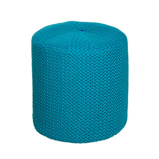 LE113AS  Puff Tejido Sweater Azul Chico 37 cm.