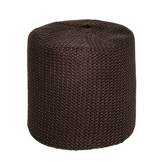 LE88CM Puff Tejido Sweater Chocolate Mediano 42 cm.