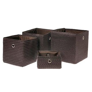 LX2-1DB Canasta Dark Brown Chica 21x23x11 cms.