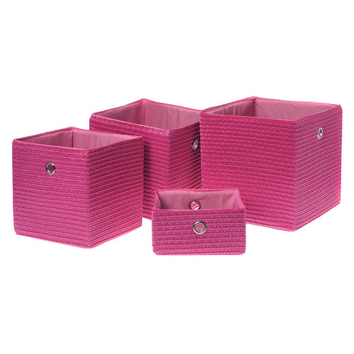 LX2-2PI Canasta Pink Mediana 24x25x25.5 cms.