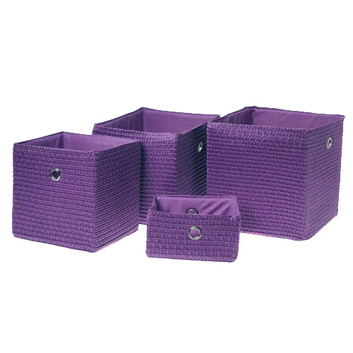LX2-2PU Canasta Purple Mediana 24x25x25.5 cms.