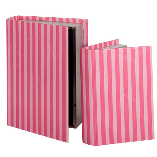MSH755G Caja Libro Sweet Stripes Grande 33 cm