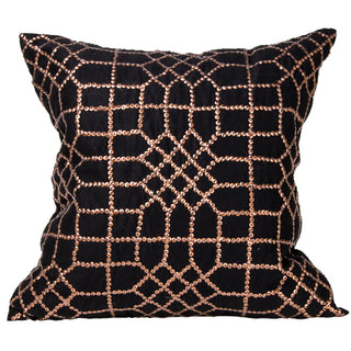 MT028 Cojín Microsuede Tachuela 50x50 cm. (Relleno Pluma