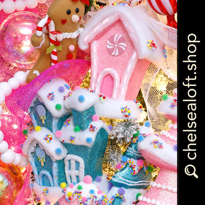 RJL340 Casita Candy Azul 20 Cm.