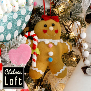 CX2229R Galleta Jengibre Moño Rojo 16 Cm.