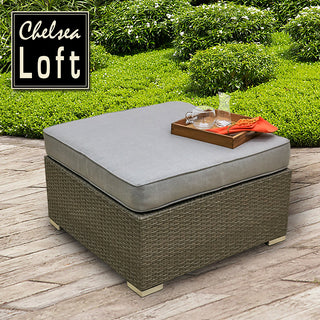 KA25OT  Ottoman/Mesa Kauna'Oa Taupé 75x75x32 cm.