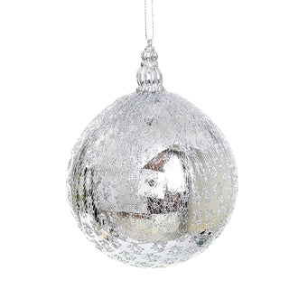 RH113P Esfera Malla Plata 13 Cm.