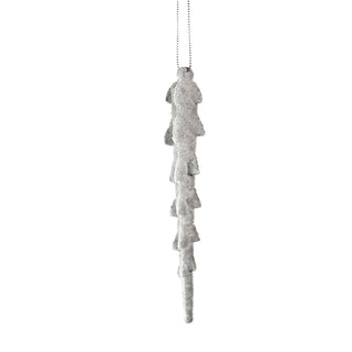 RH8594G Carámbano Terciopelo Gris 19 Cm.