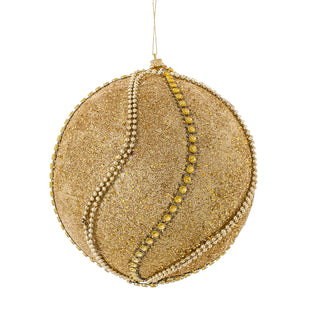 RJL1969 Esfera Espiral Pedreria 15 Cm.