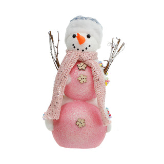 RJL211 Candy Snowman Rosa 34 Cm.