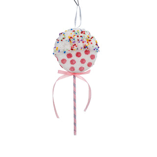 RJL233 Paleta Candy Blanco Con Rosa Chica 23 Cm.