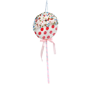 RJL237 Paleta Candy Blanco Con Rosa Grande 38 Cm.