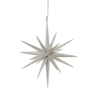 RJL350W Ornamento Erizo Blanco Frost 15 Cm.