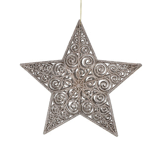 RJL360 Estrella Filigrana Champaña 30 Cm.