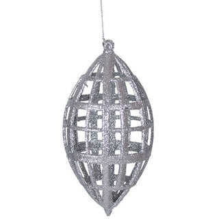 RJL919P  Ornamento Jaula Plata 17 cm .