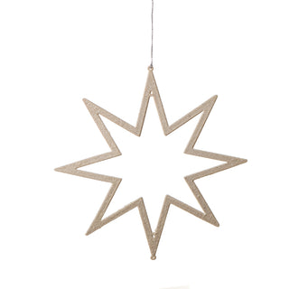 RJL971B  Estrella Belen Blanca 22 cm.